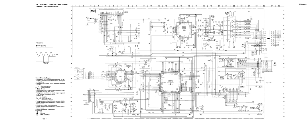 Sony XR-4803 service manual 