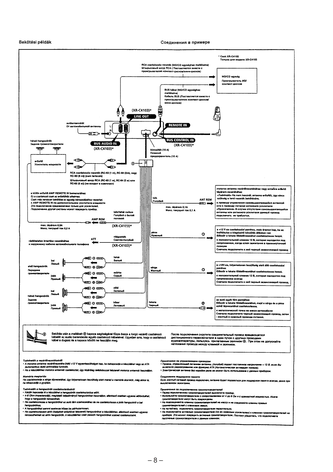 Sony XR-4803 service manual 