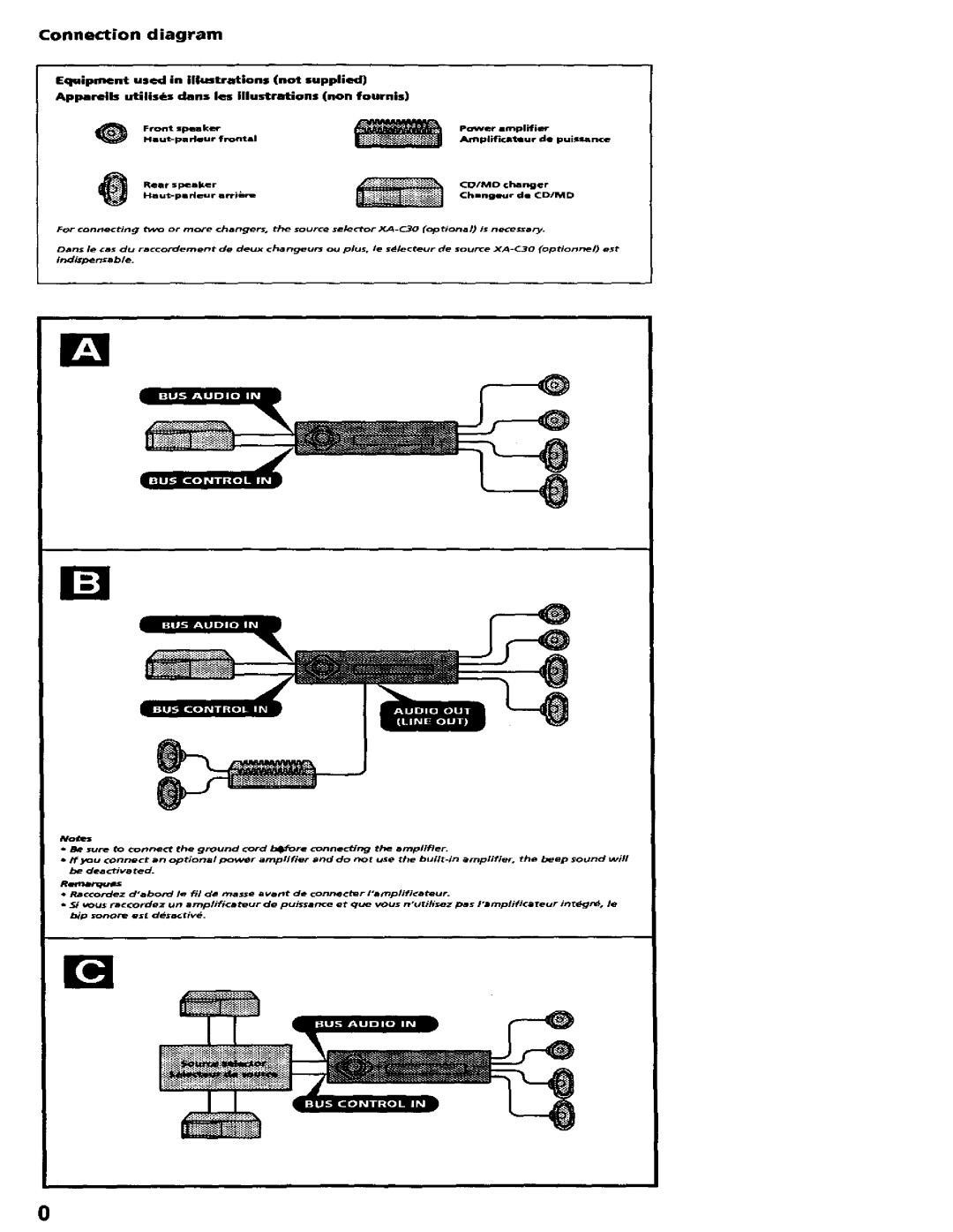 Sony XR-C2300X, XR-C2200 manual Connection diagram 