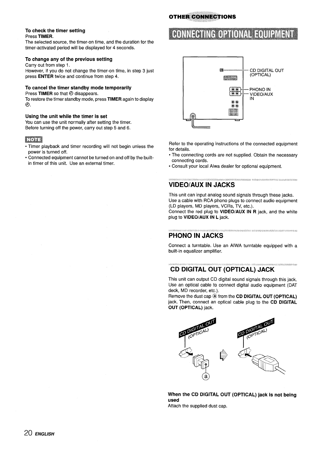 Sony Z-L30 manual To check the timer setting, To change any of the previous setting, Using the unit while the timer is set 