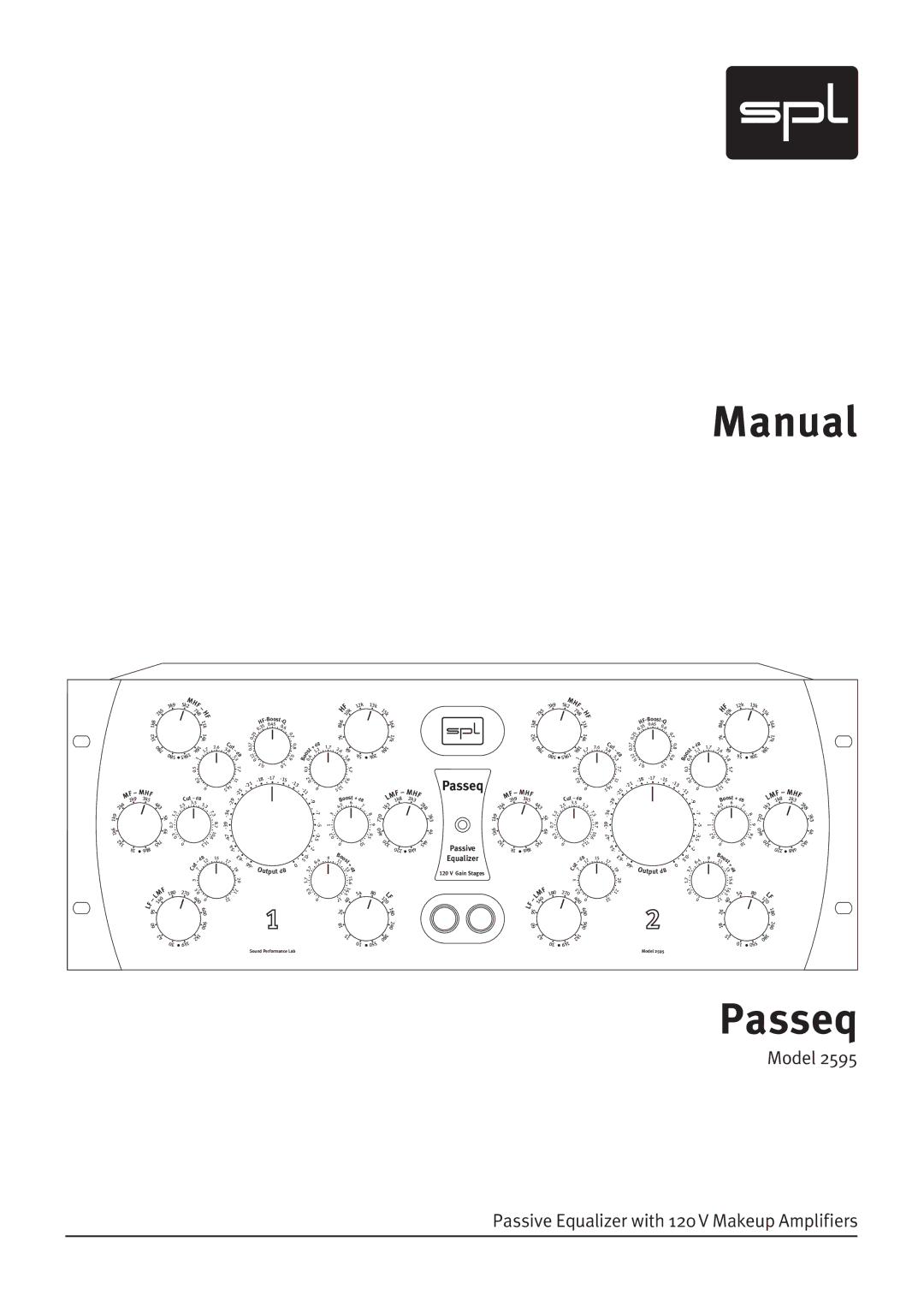 Sound Performance Lab 2595 manual Manual 