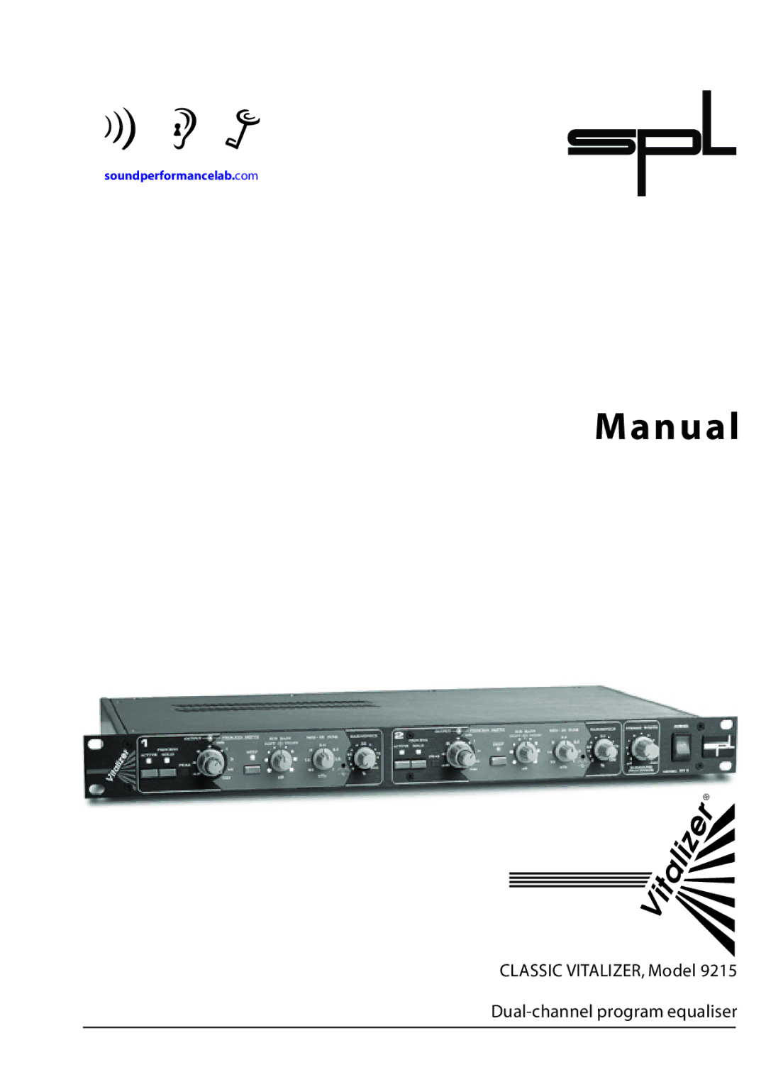 Sound Performance Lab 9215 manual Manual 