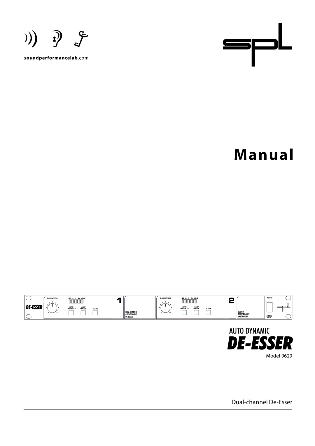 Sound Performance Lab 9629 manual Manual 