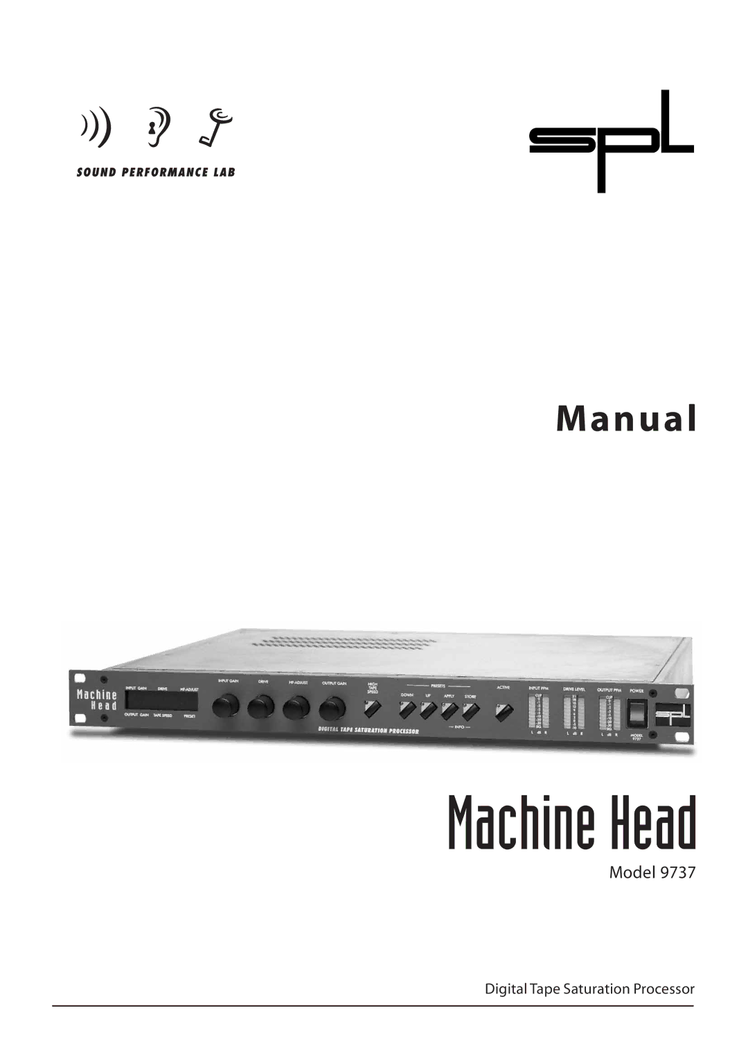 Sound Performance Lab 9737 manual Machine Head 