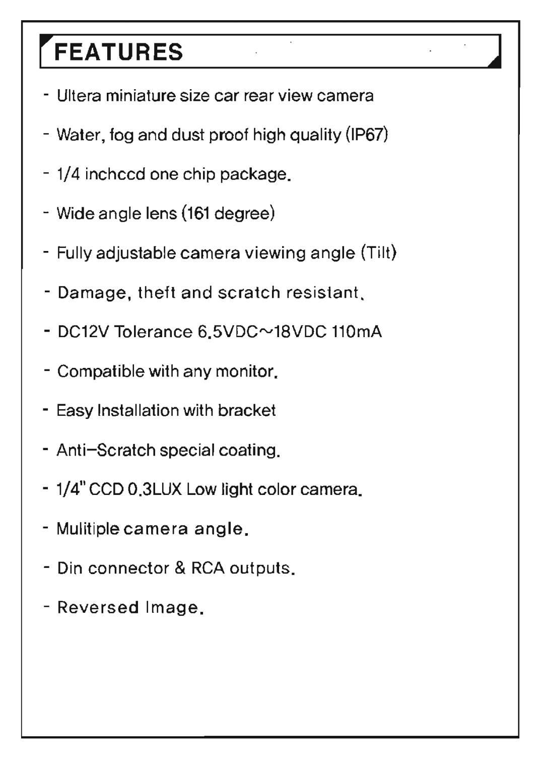 Sound Stream VCCD-4XS manual 