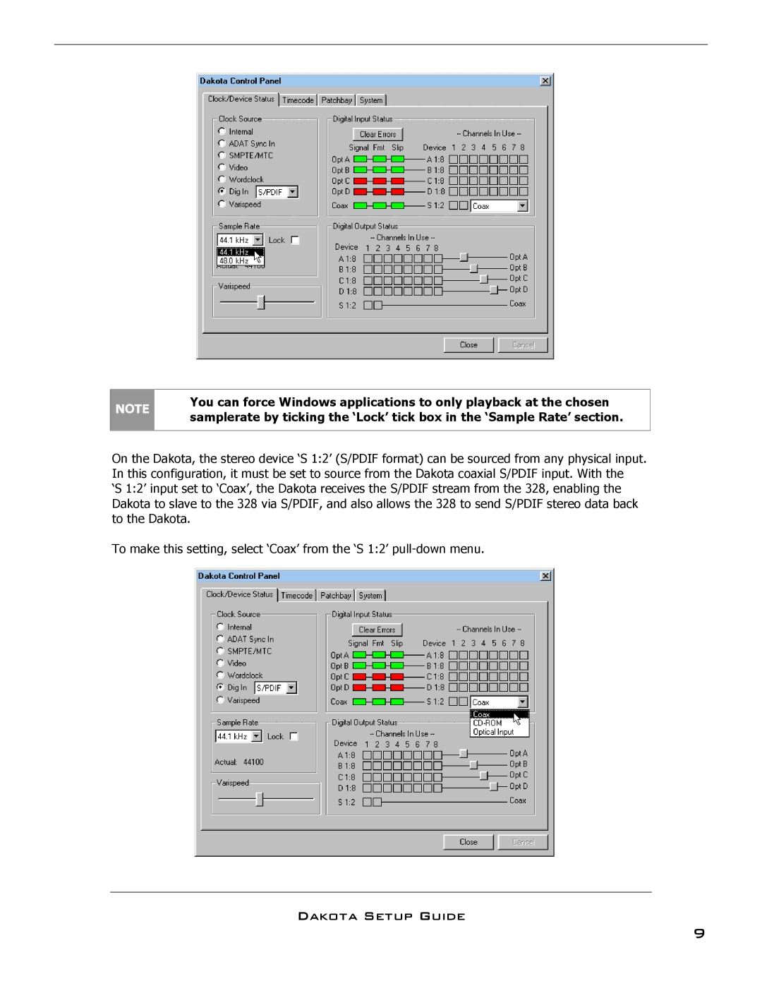 SoundCraft 328 setup guide Dakota Setup Guide 