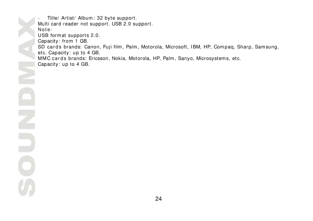 SoundMax SM-CDM1040 instruction manual 