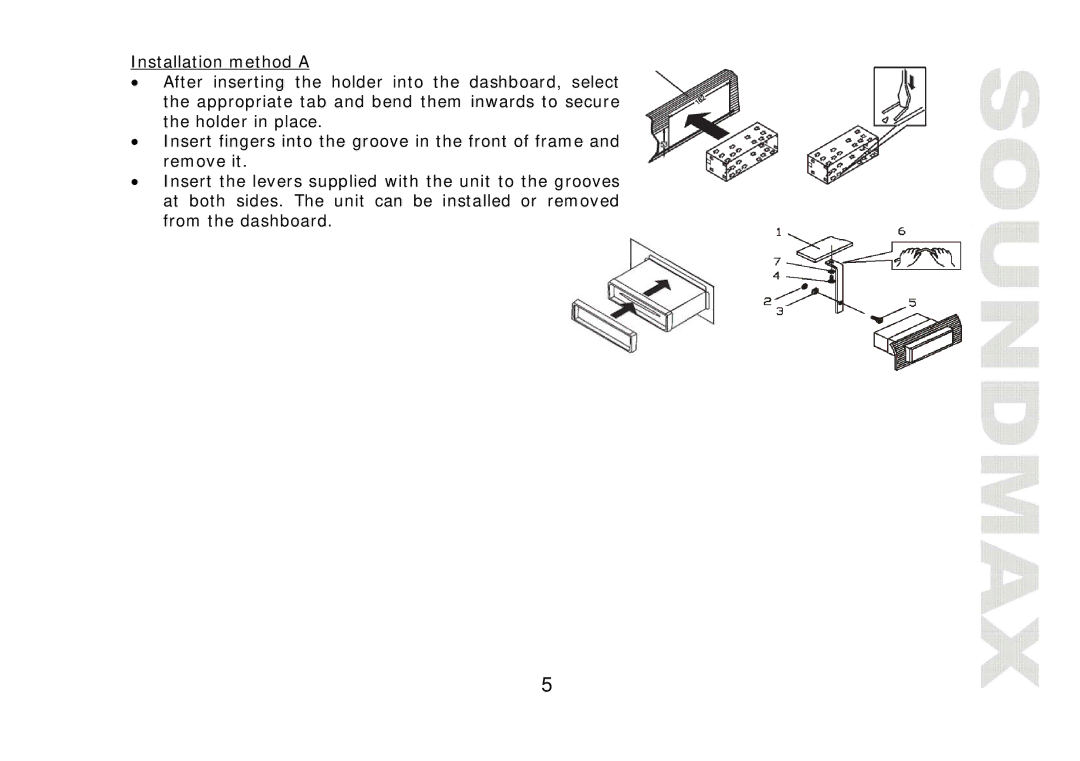 SoundMax SM-CDM1040 instruction manual 