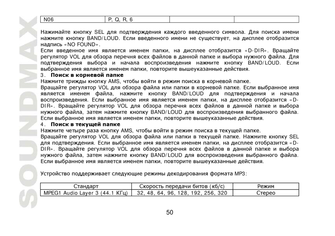 SoundMax SM-CDM1041 instruction manual 