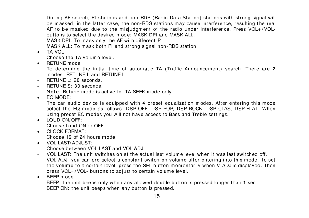 SoundMax SM-CDM1042 instruction manual Loud ON/OFF 