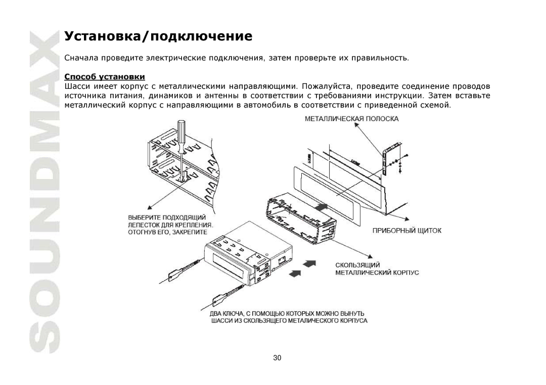 SoundMax SM-CMD3001 instruction manual 