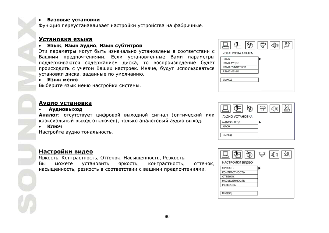 SoundMax SM-CMD3005 instruction manual 