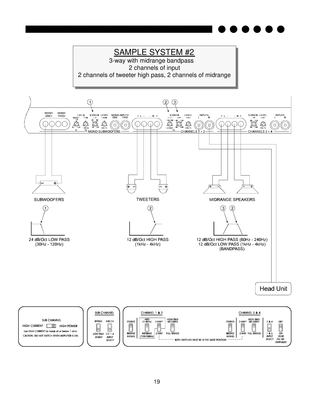 Soundstream Technologies 705s owner manual Sample System #2 