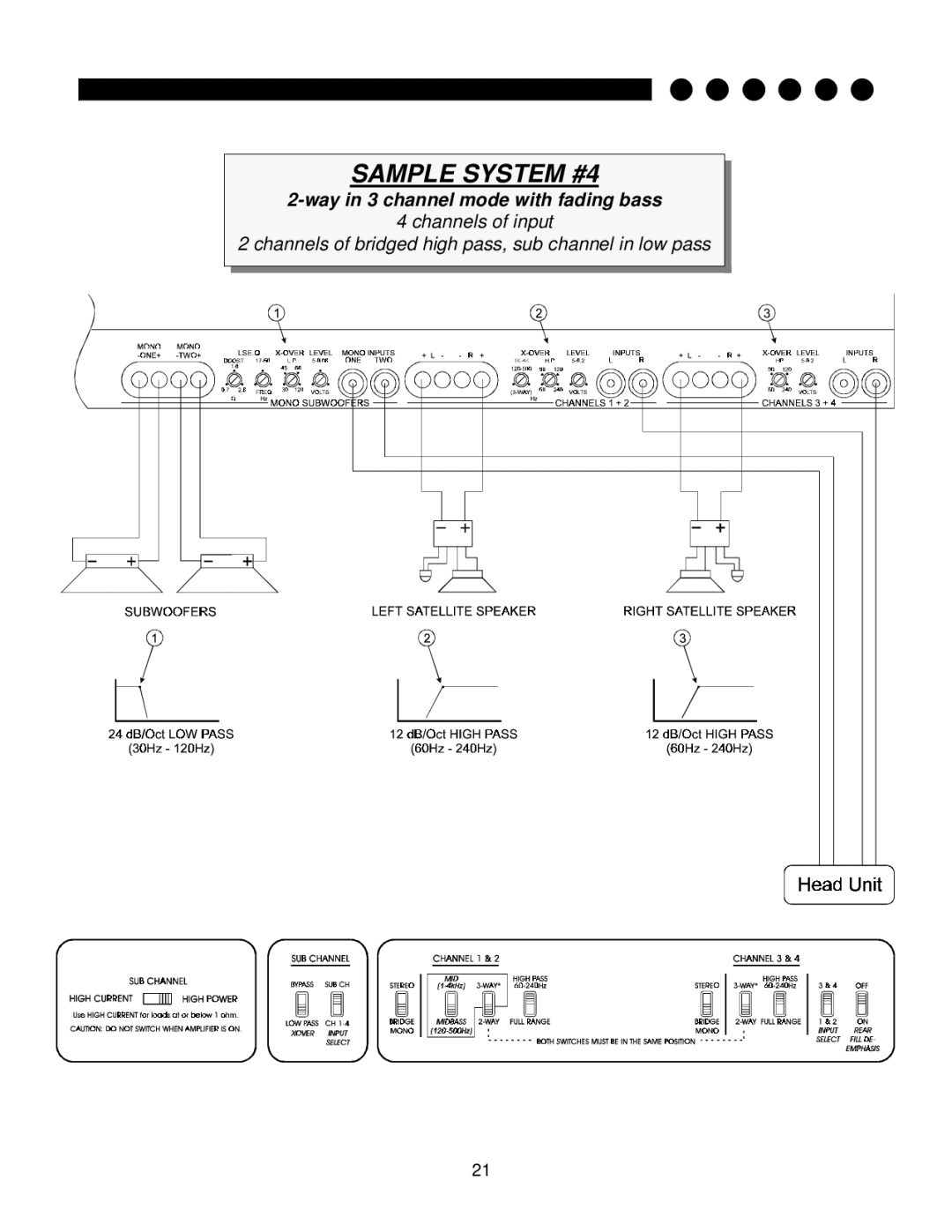 Soundstream Technologies 705s owner manual Sample System #4 