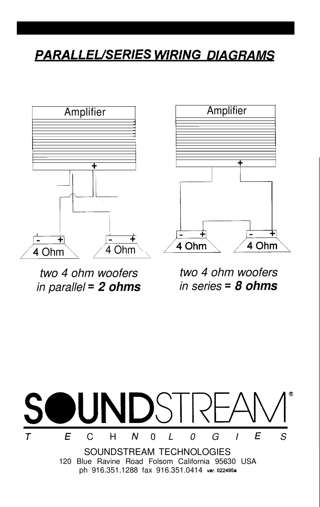 Soundstream Technologies SA.244, SA.120, SA.245 owner manual Swndstreaiv’T E 