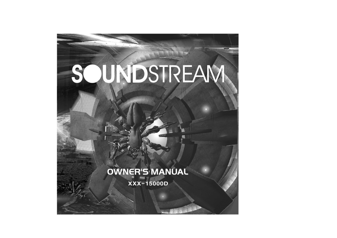 Soundstream Technologies XXX-15000D manual 