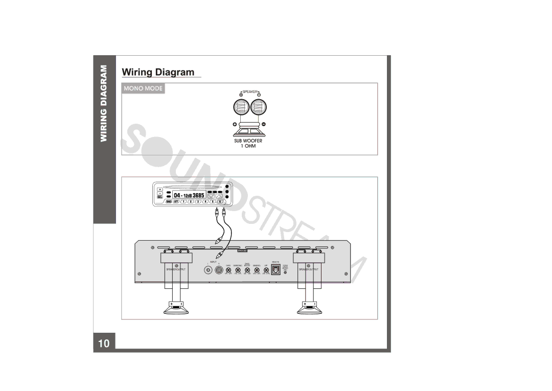 Soundstream Technologies XXX-15000D manual Input 