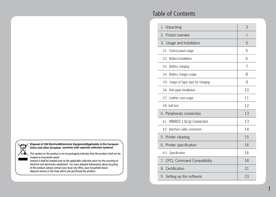 Source Technologies STM.117W specifications Table of Contents 