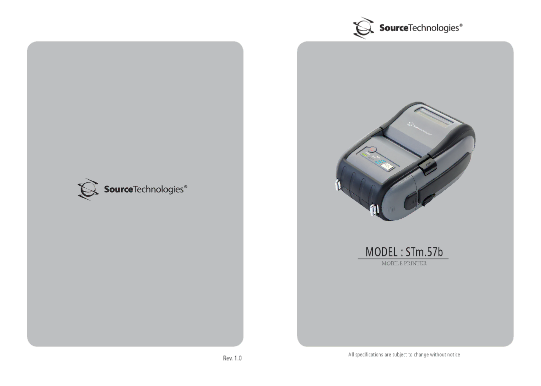 Source Technologies STM.57B specifications Model STm.57b 