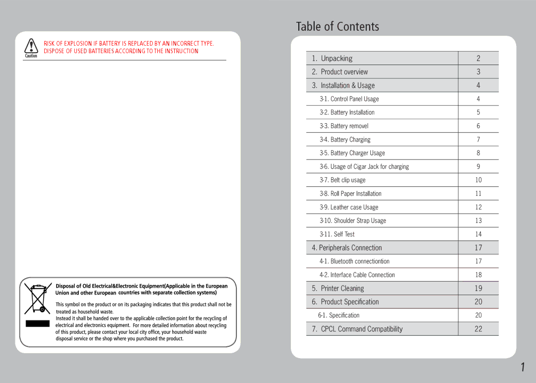 Source Technologies STM.57B specifications Table of Contents 