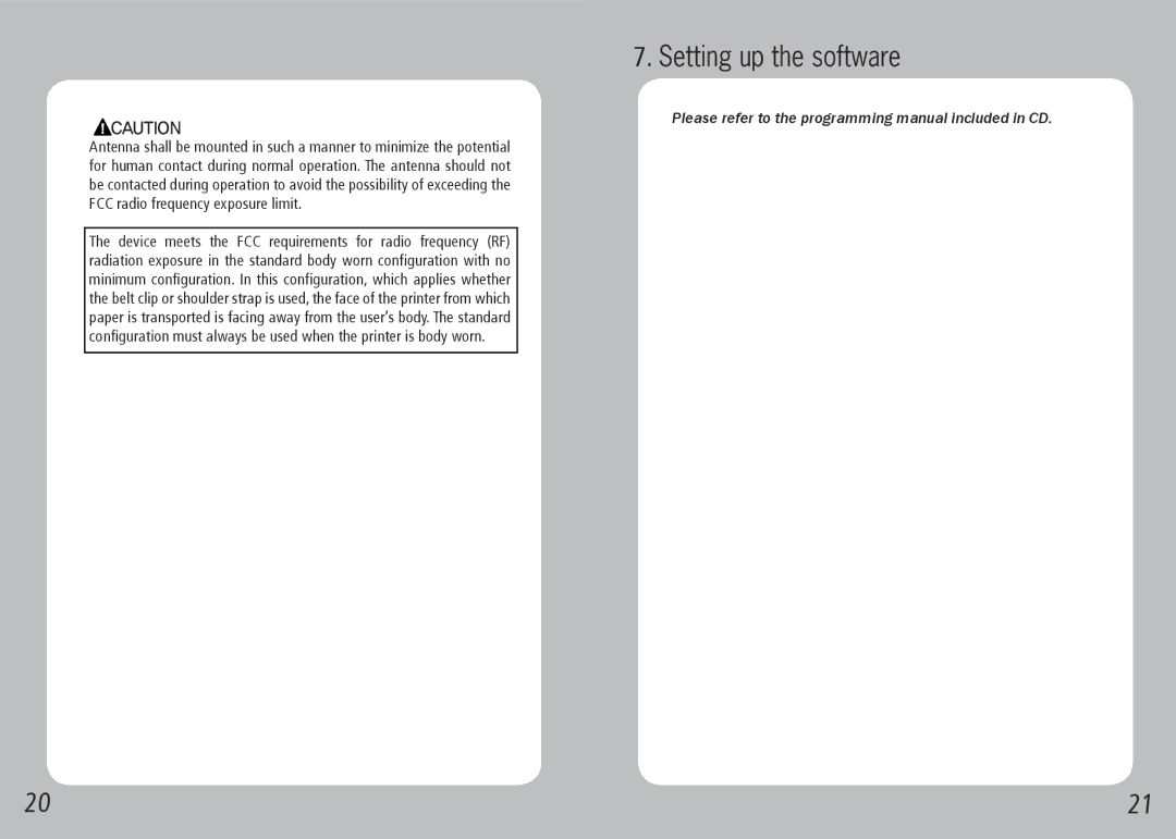 Source Technologies STM.58B specifications Setting up the software 