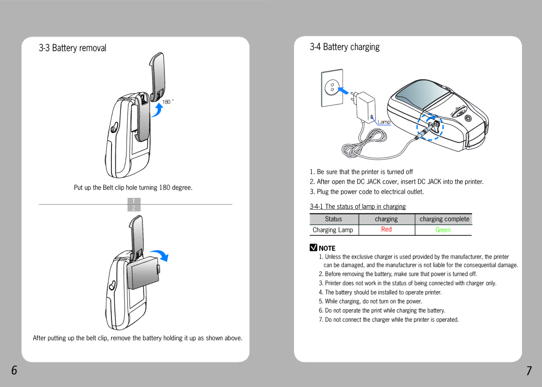 Source Technologies STM.58B specifications Battery removal, Battery charging 