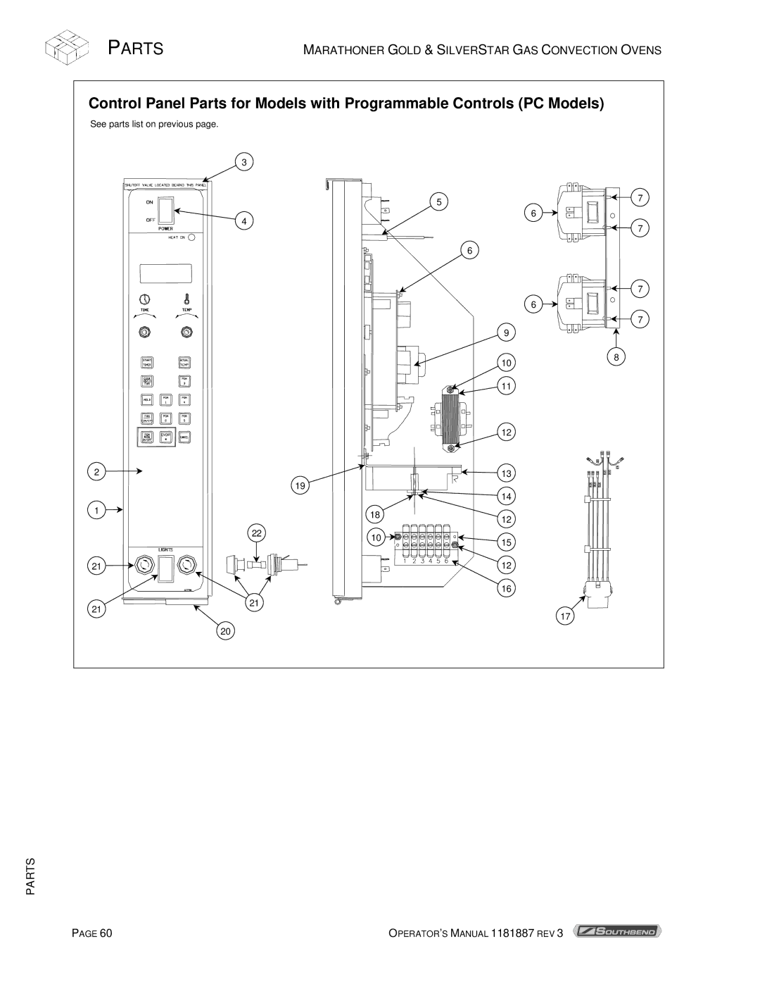 Southbend Marathoner manual See parts list on previous 