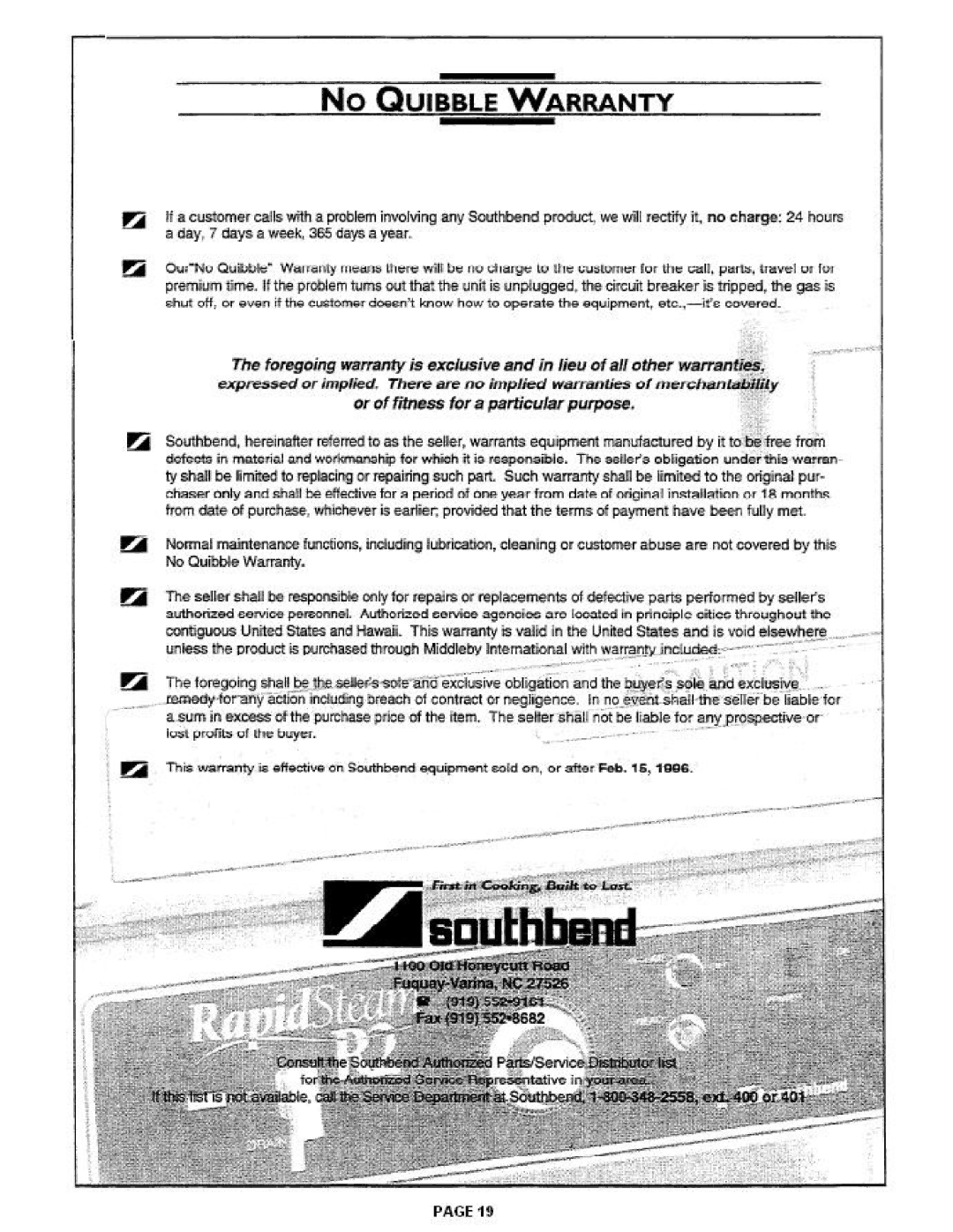 Southbend R2 manual 