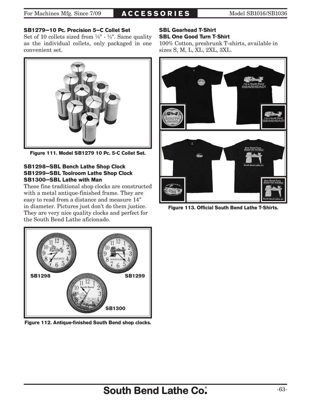 Southbend sb1016 owner manual SBL Gearhead T-Shirt SBL One Good Turn T-Shirt 