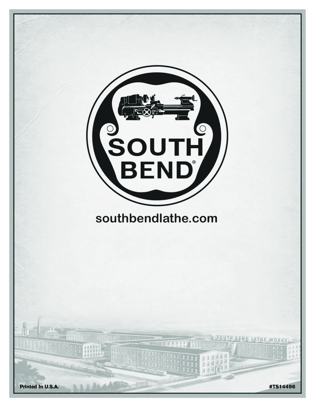 Southbend SB1049 owner manual #TS14496 