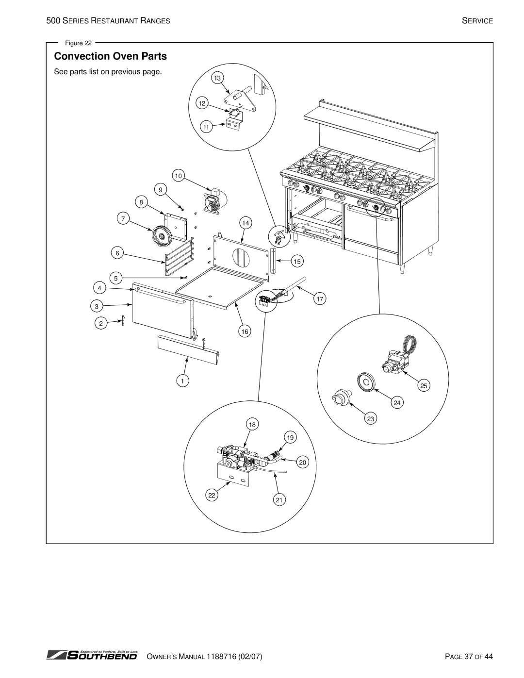 Southbend X536D, X560AA, X536A, S560DD, S536D, X560AD, S560AA, S560AD, X560DD S536A owner manual See parts list on previous 2221 