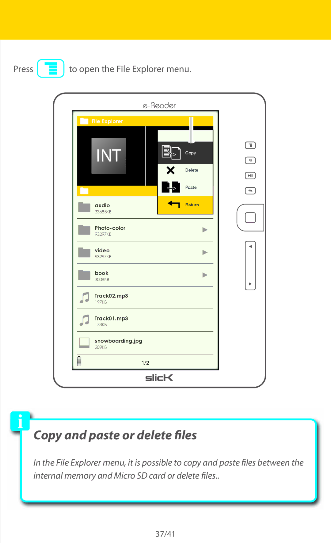 Southern Telecom ER701 manual Int 