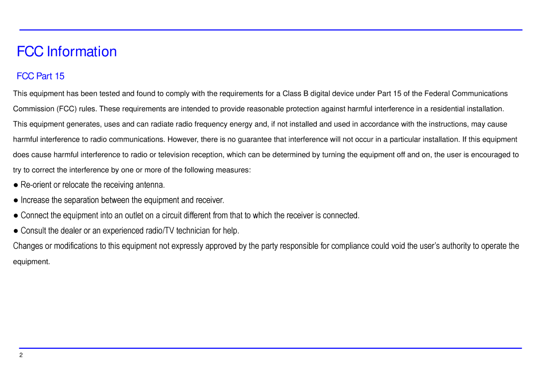 Southern Telecom SMP517-4 manual FCC Information, FCC Part 