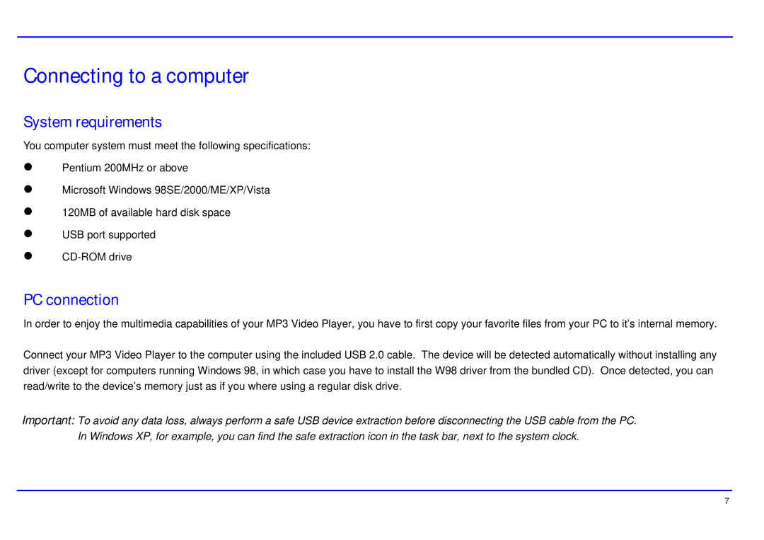 Southern Telecom SMP517-4 manual Connecting to a computer, System requirements, PC connection 