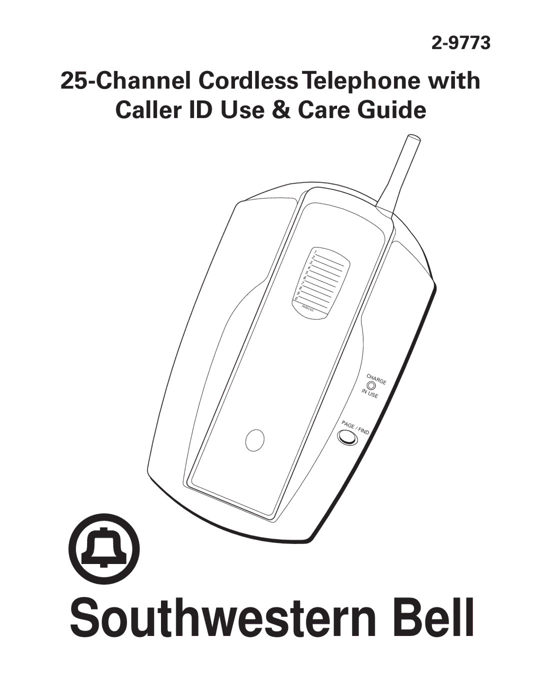Southwestern Bell 2-9773 manual Southwestern Bell 