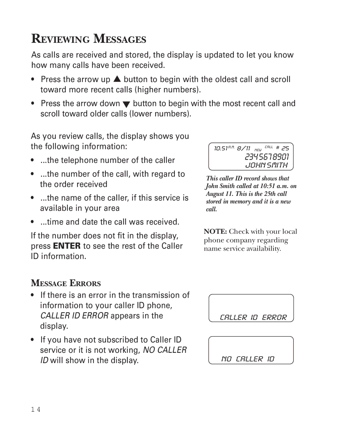 Southwestern Bell 2-9773 manual Reviewing Messages, 234 567 