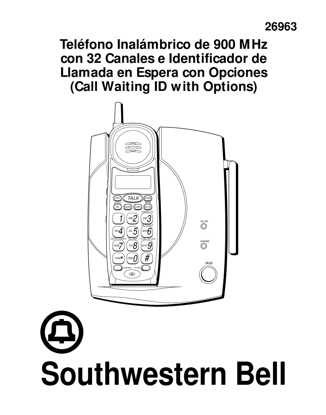 Southwestern Bell 26963 manual Southwestern Bell 