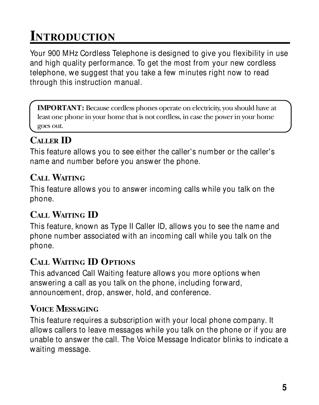 Southwestern Bell 26963 manual Introduction 