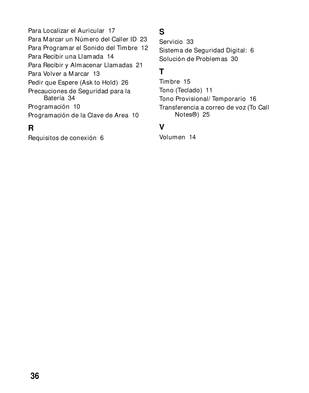 Southwestern Bell 26963 manual 