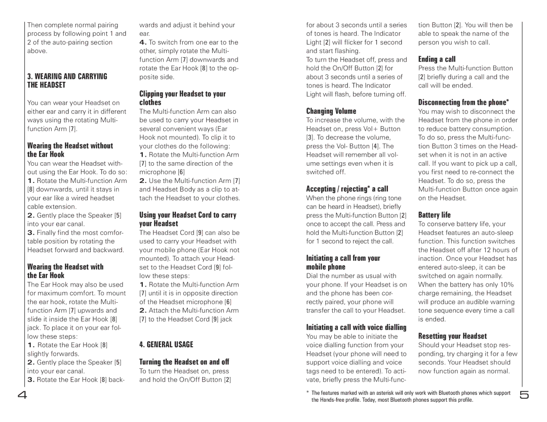 Southwing SH230 manual General Usage 