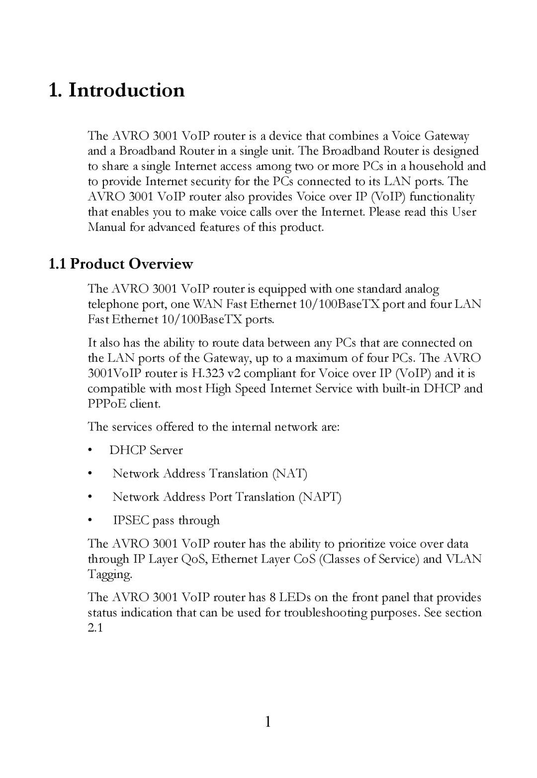 SOYO AVRO3001 user manual Introduction, Product Overview 