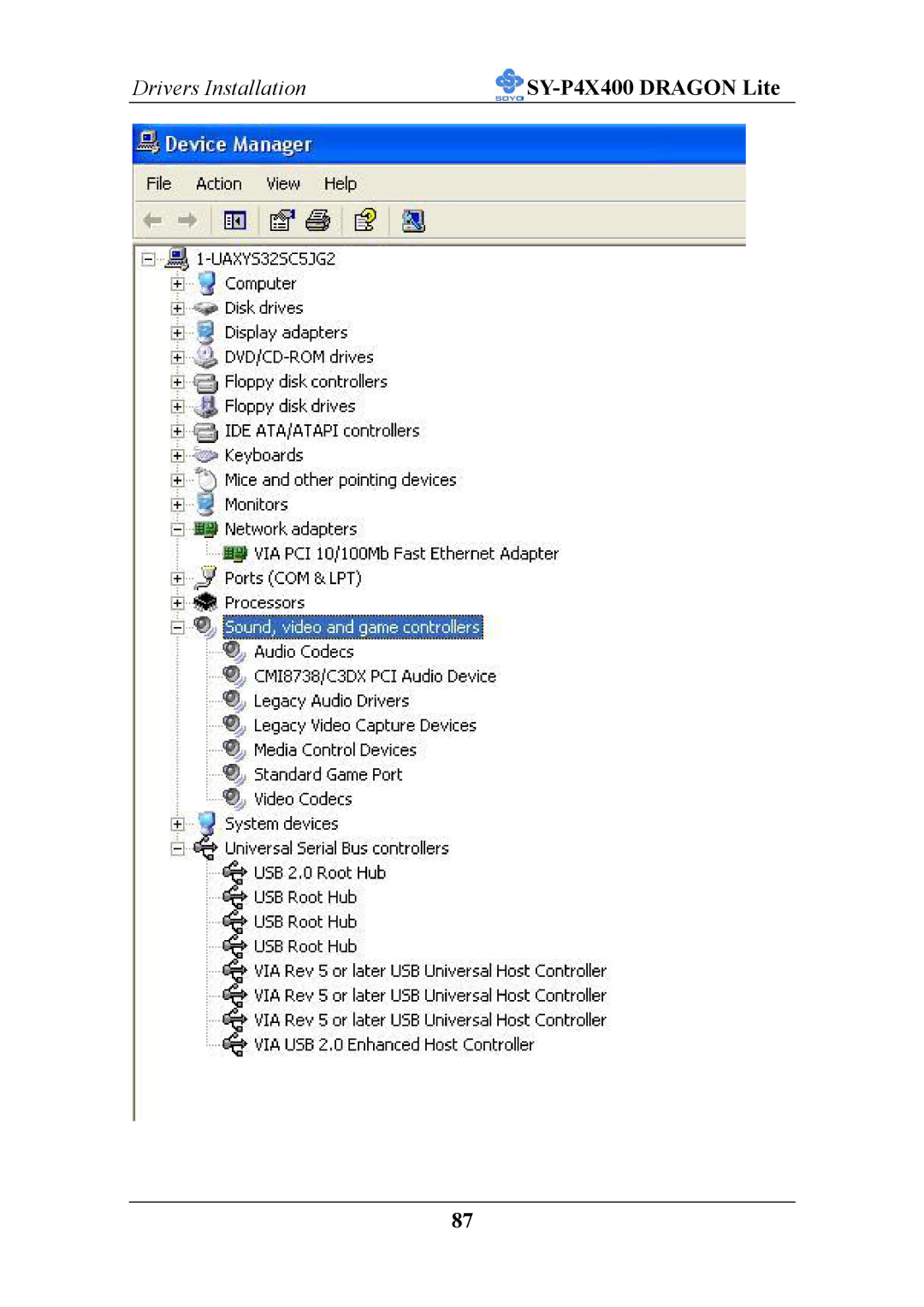 SOYO P4X400 specifications Drivers Installation 