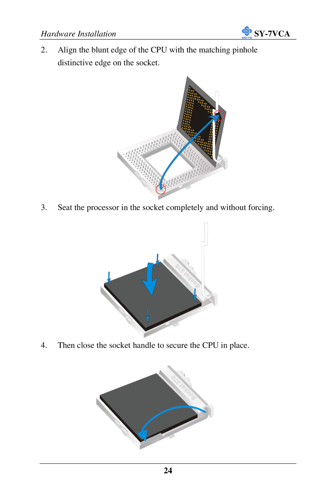 SOYO SY-7VCA user manual 