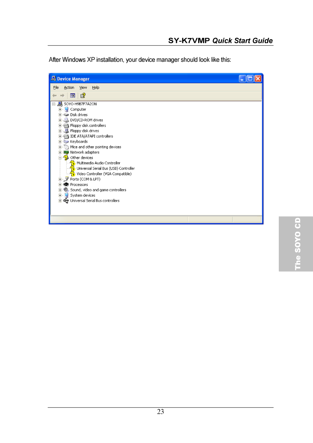 SOYO quick start SY-K7VMPQuick Start Guide 