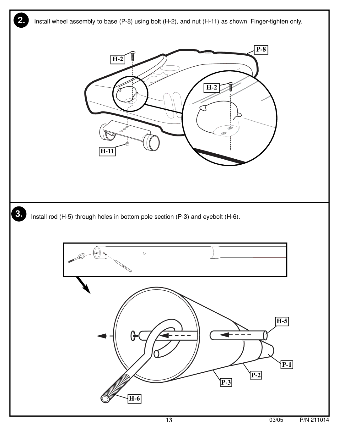 Spalding 211014 manual 03/05 