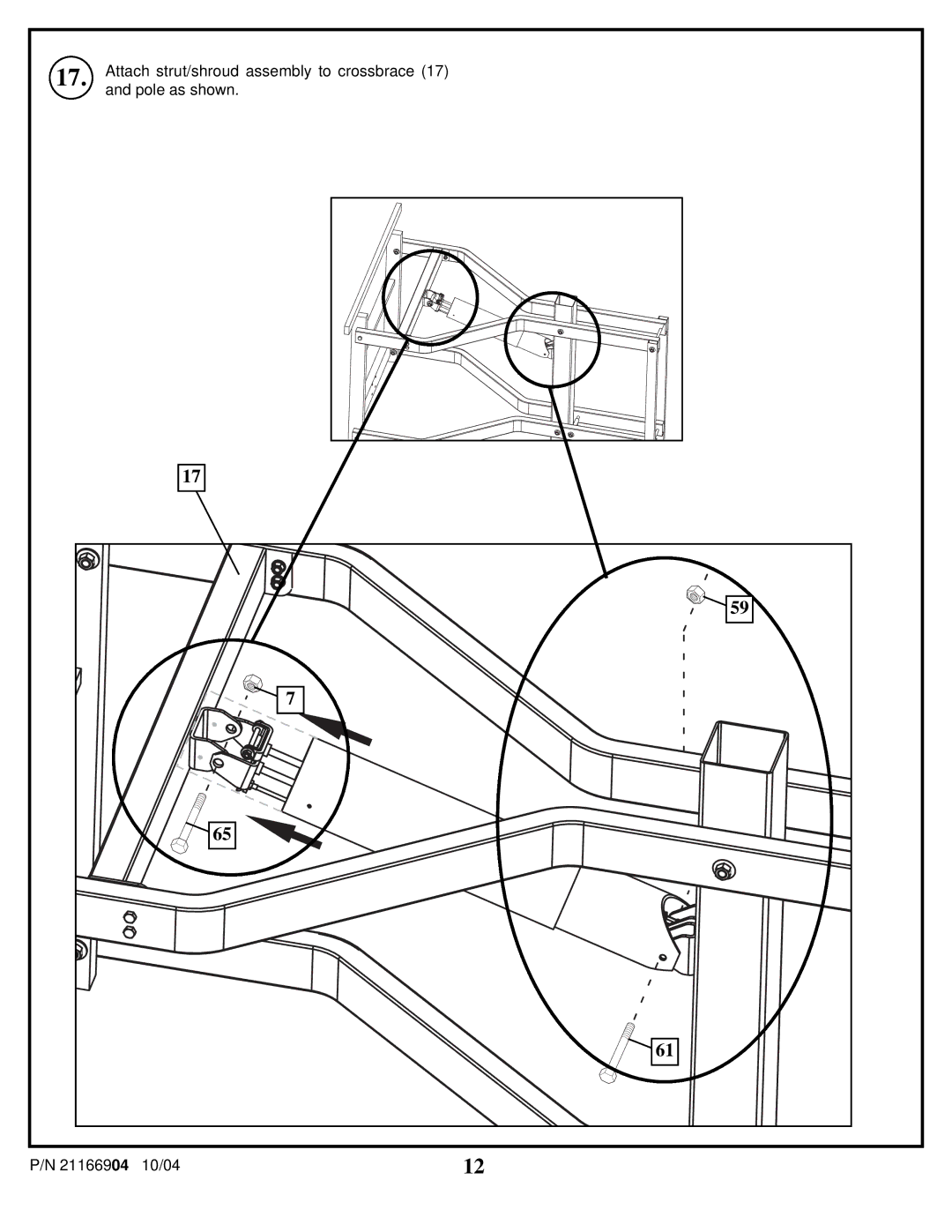 Spalding 21166904 manual 211669 10/04 