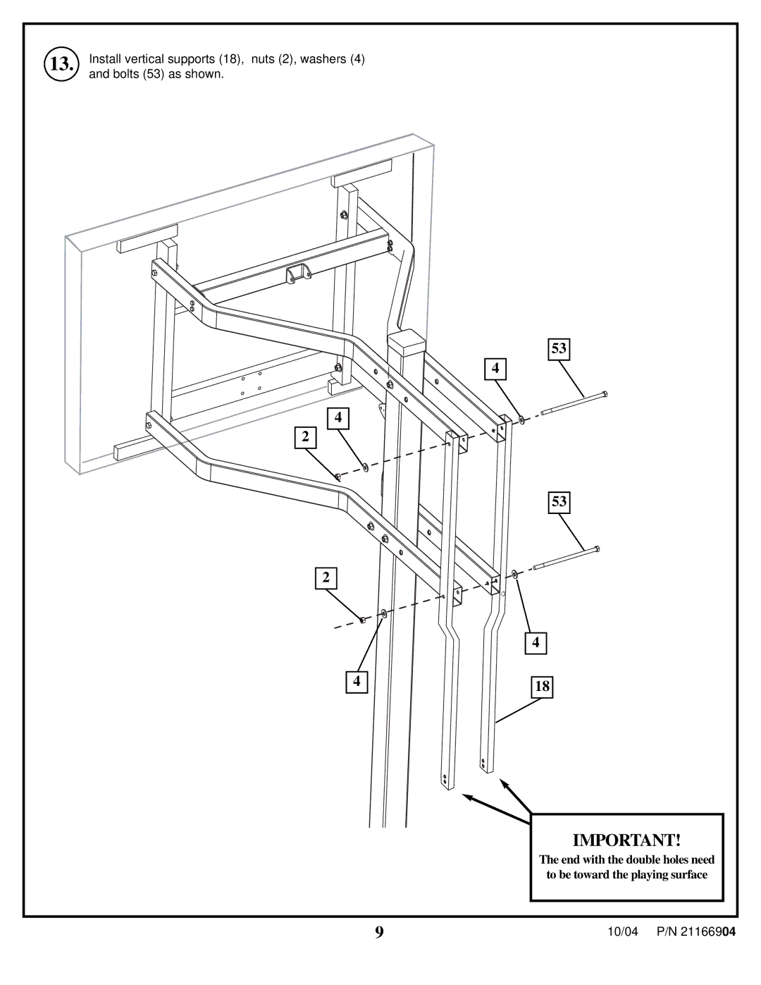 Spalding 21166904 manual 10/04 P/N 