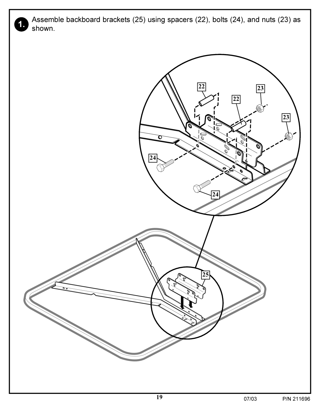 Spalding 211696 manual 07/03 