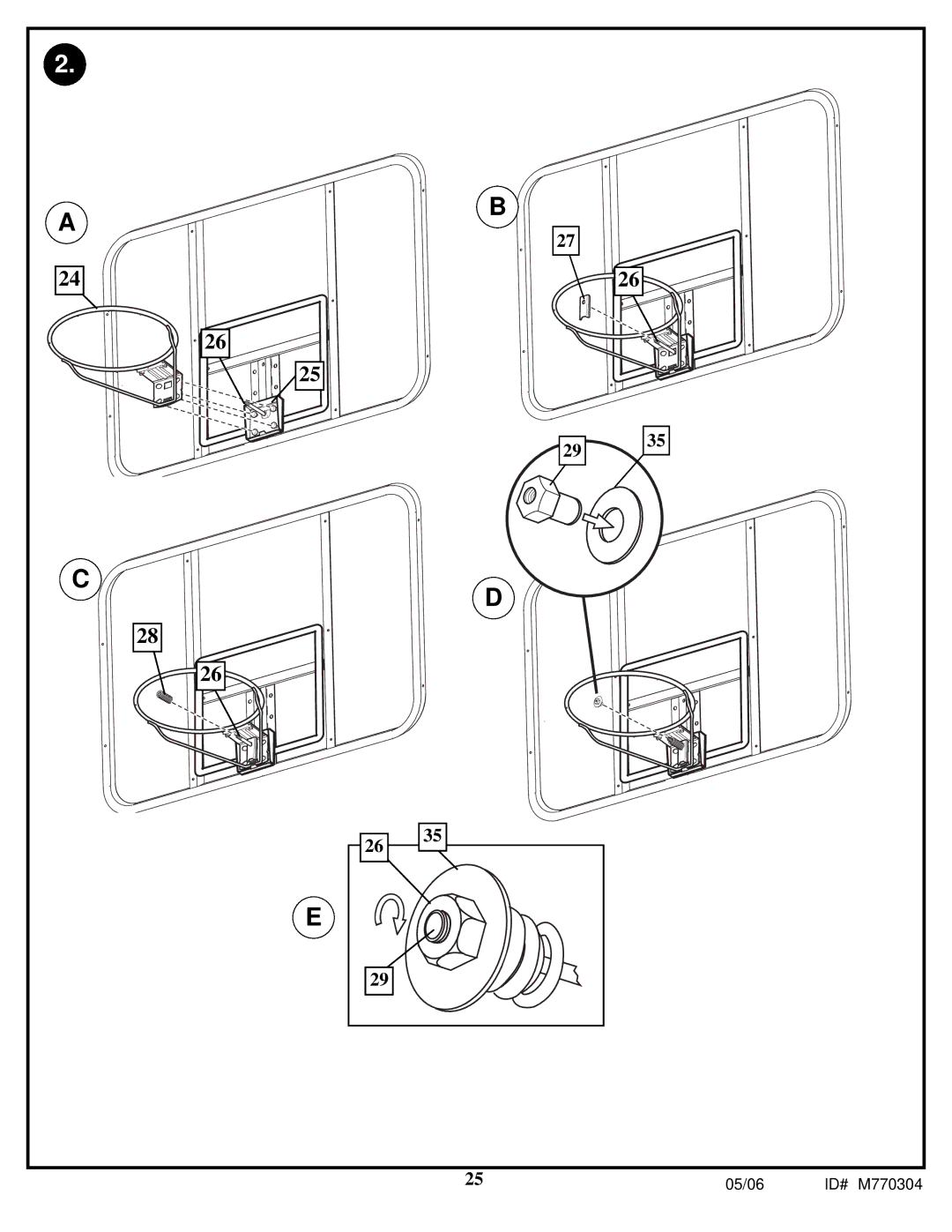 Spalding LMV2053 manual 05/06 ID# M770304 