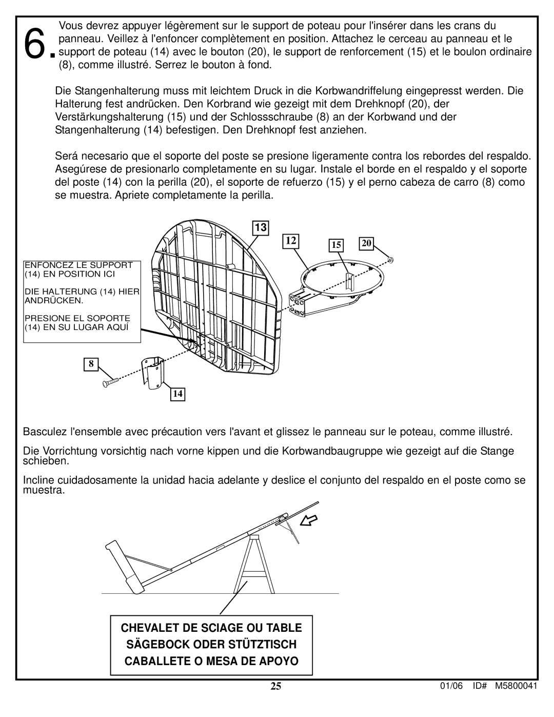 Spalding manual 01/06 ID# M5800041 